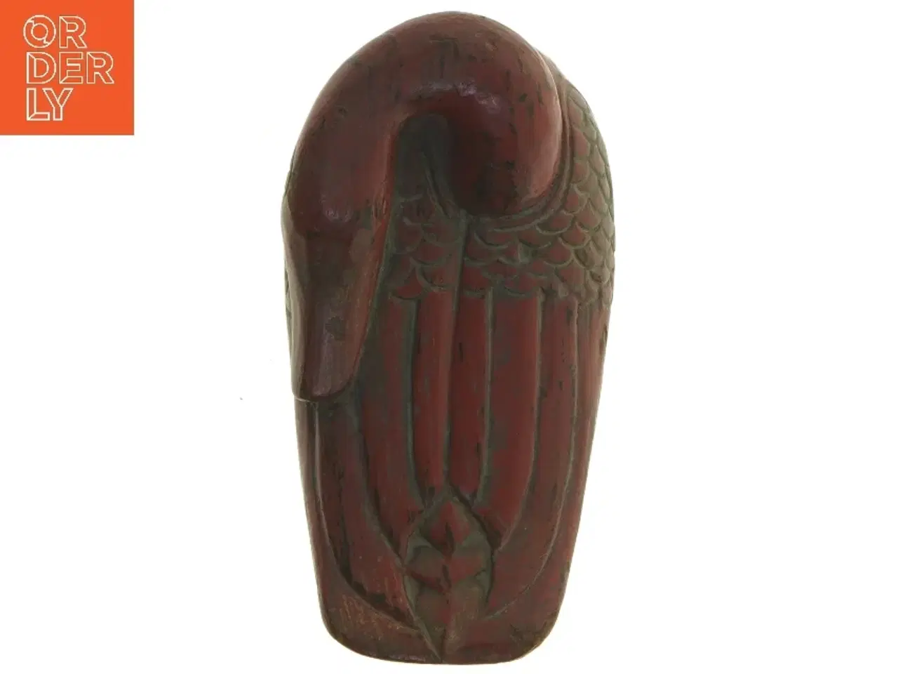 Billede 6 - Dekorativ fugl i træ (str. 19 cm)