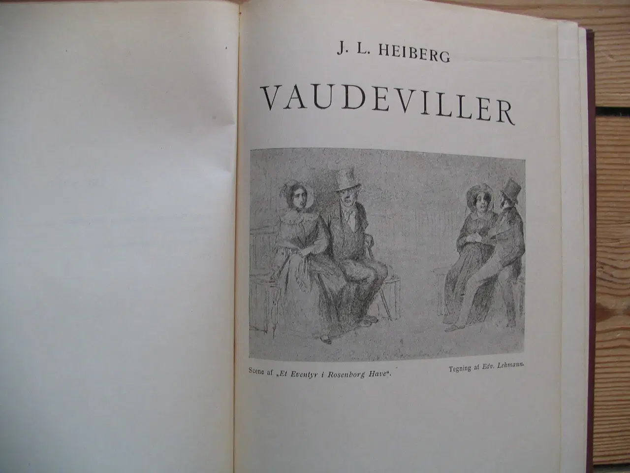 Billede 3 - Johan Ludvig Heiberg. Vaudeviller i udvalg