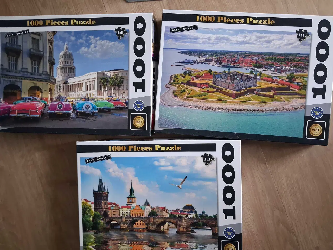 Billede 1 - 3 puslespil til 75kr stk