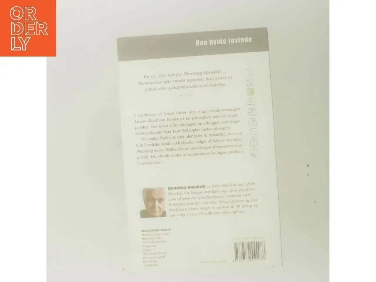 Billede 3 - Den hvide løvinde af Henning Mankell (Bog)