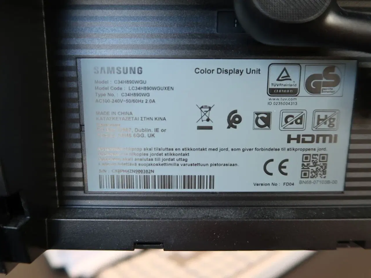 Billede 6 - 3 stk. computerskærme SAMSUNG CH34H890WGU m.fl. Tastatur og mus