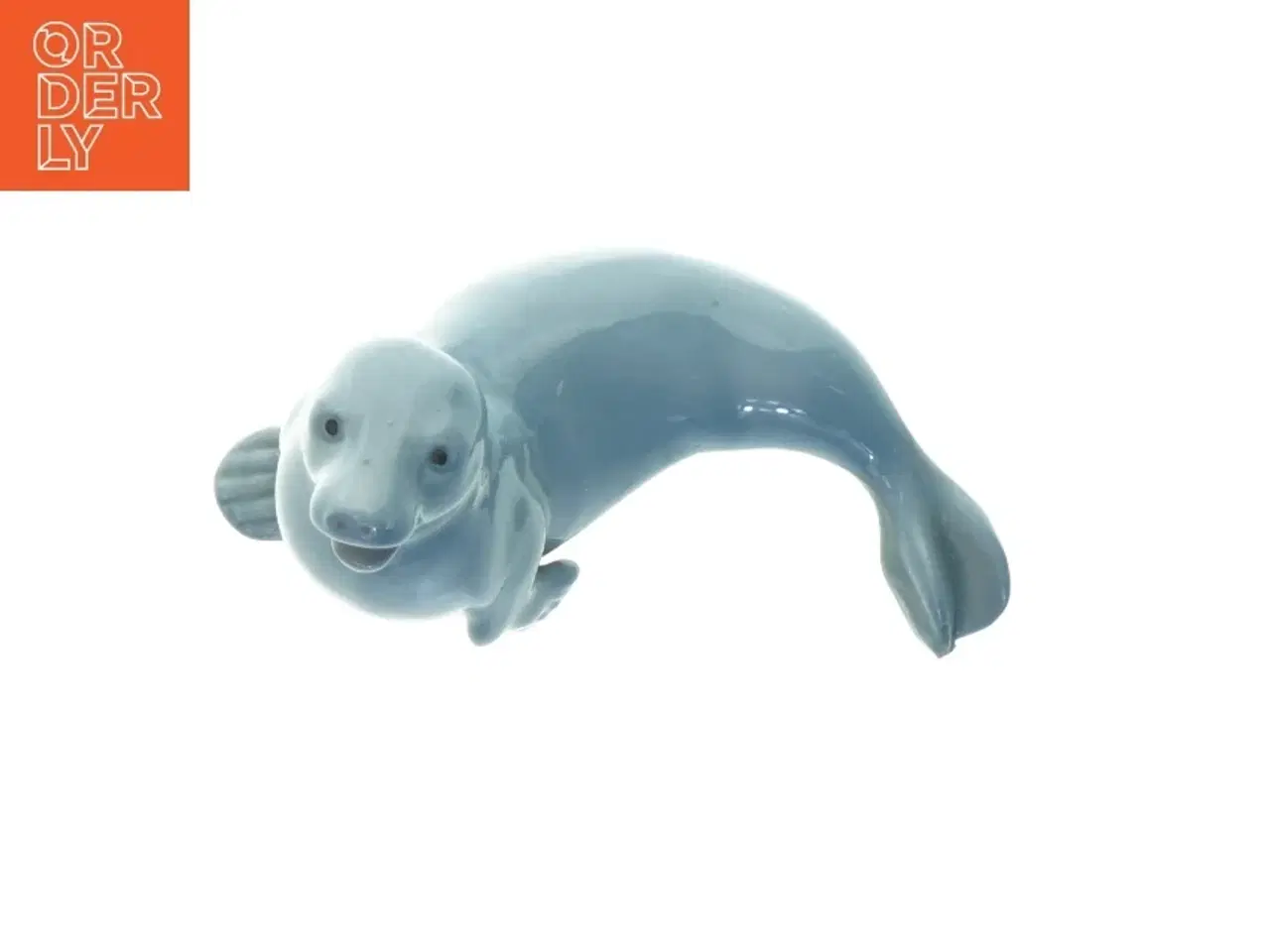 Billede 2 - Keramisk sæl figurine (str. 13 cm)