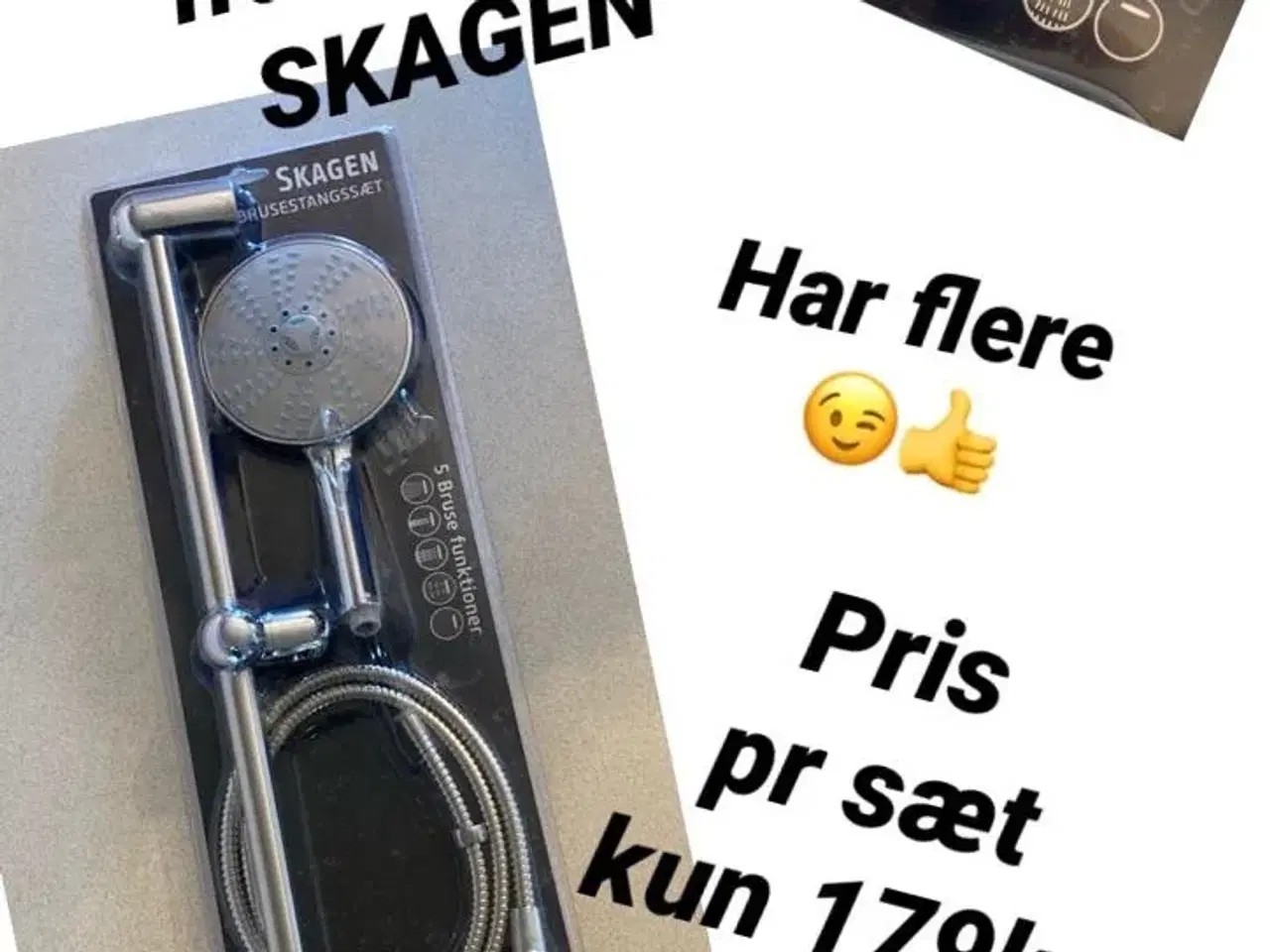 Billede 1 - Nyt brusestangssæt fra Skagen