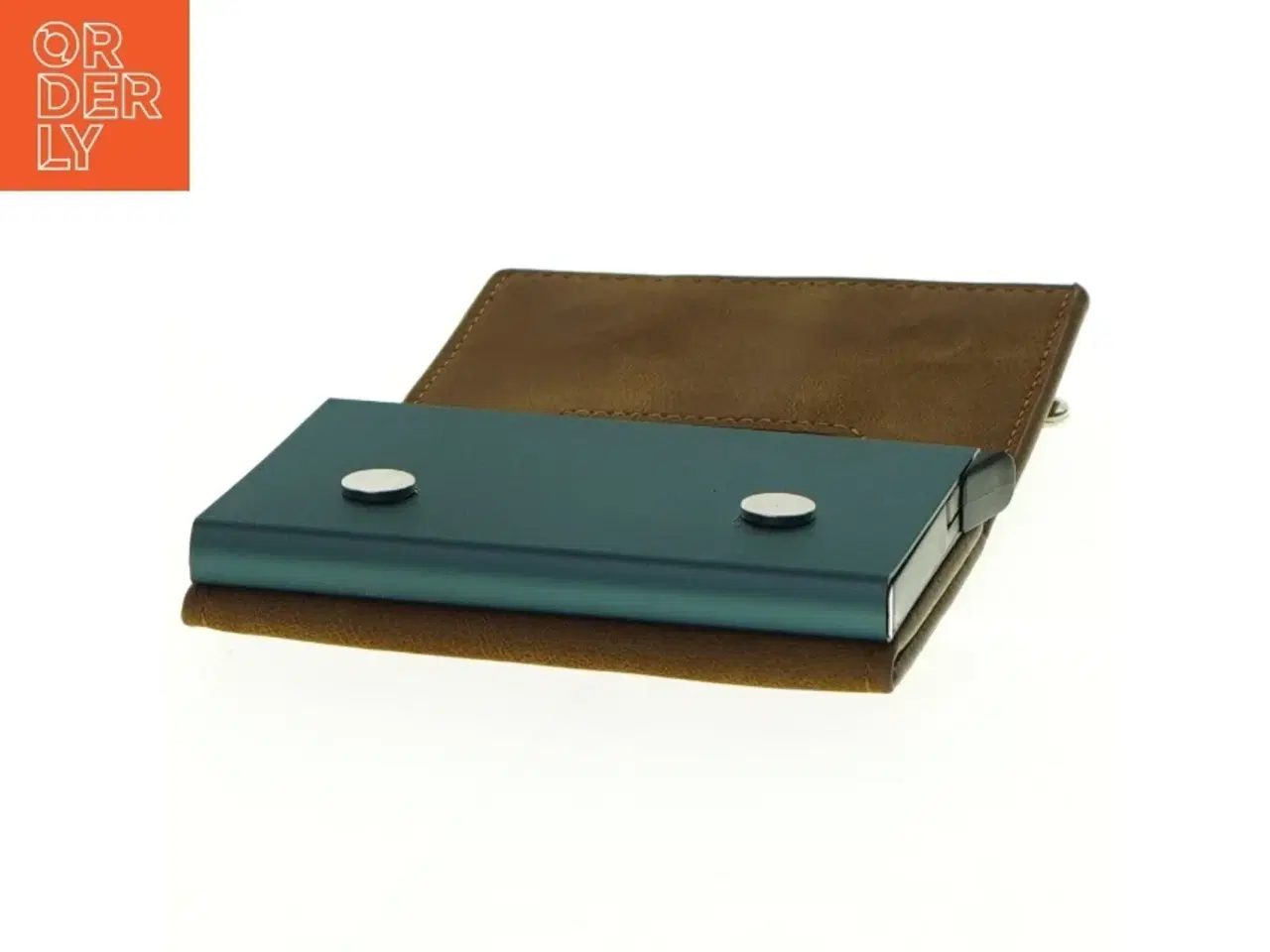 Billede 4 - Læder tegnebog (str. 10 x 7 cm)