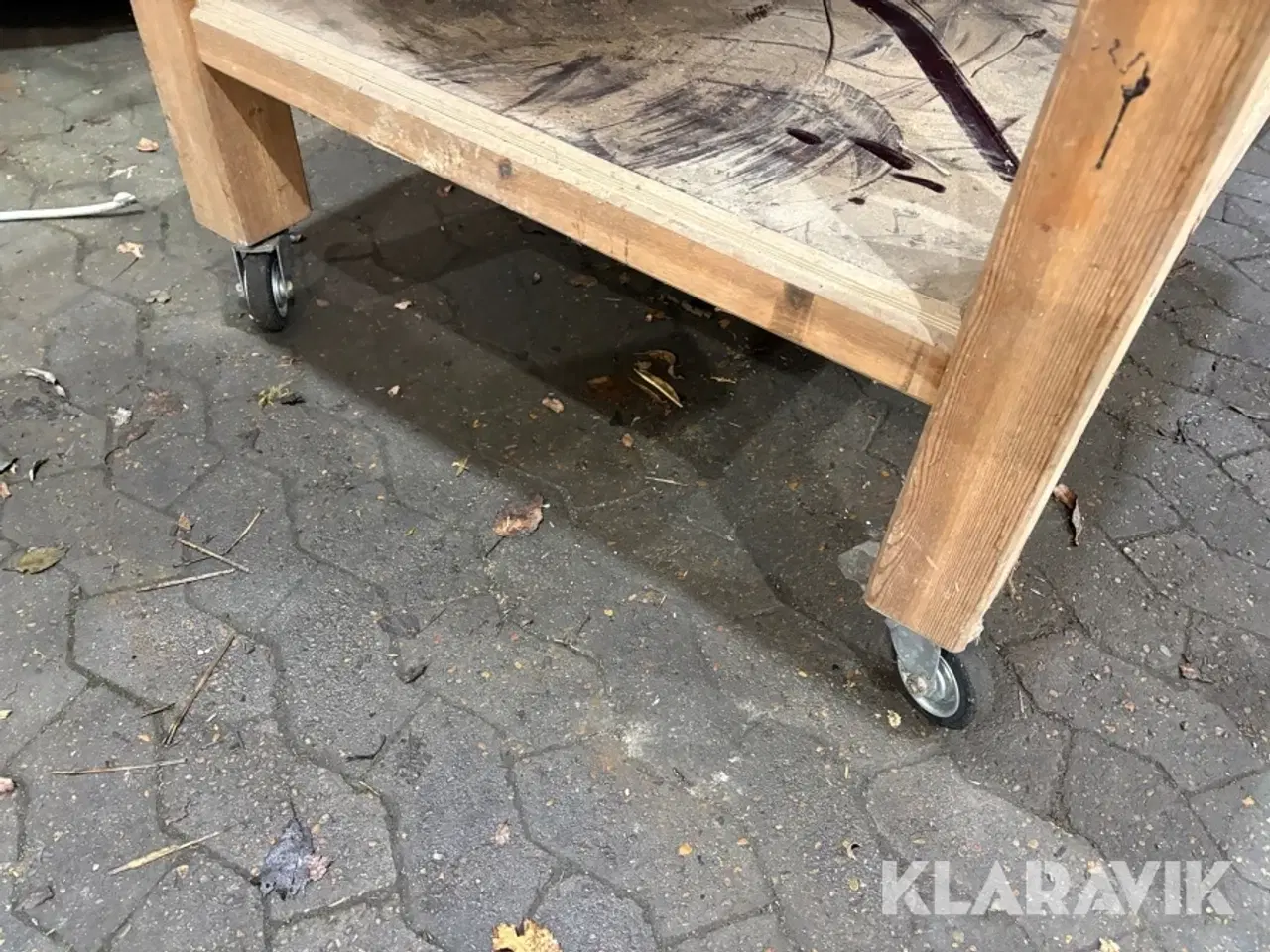 Billede 8 - Arbejdsbord - på hjul