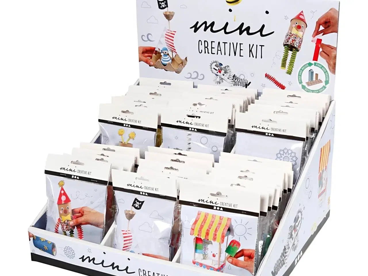 Billede 1 - Mini DIY Kit til Børn - 60 Sæt i Borddisplay