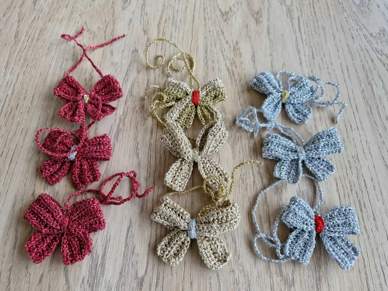 Billede 3 - Søde sløjfer I Lurex Handmade 