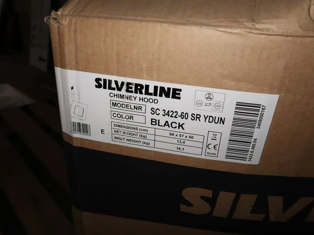 Billede 2 - Emhætte SILVERLINE SC 3422-60 SR YDUN