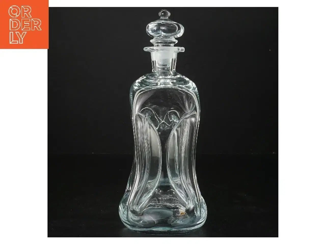 Billede 1 - Glaskaraffel med låg (str. 26 cm)
