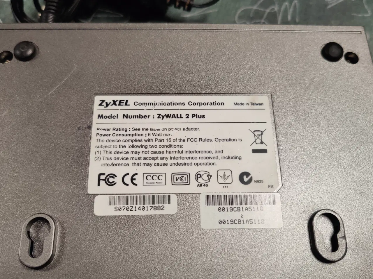 Billede 2 - zyxel zywall 2plus router