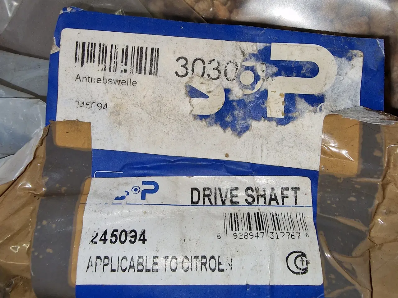 Billede 1 - ubrugt GSP drivaksel, varenummer 245094.