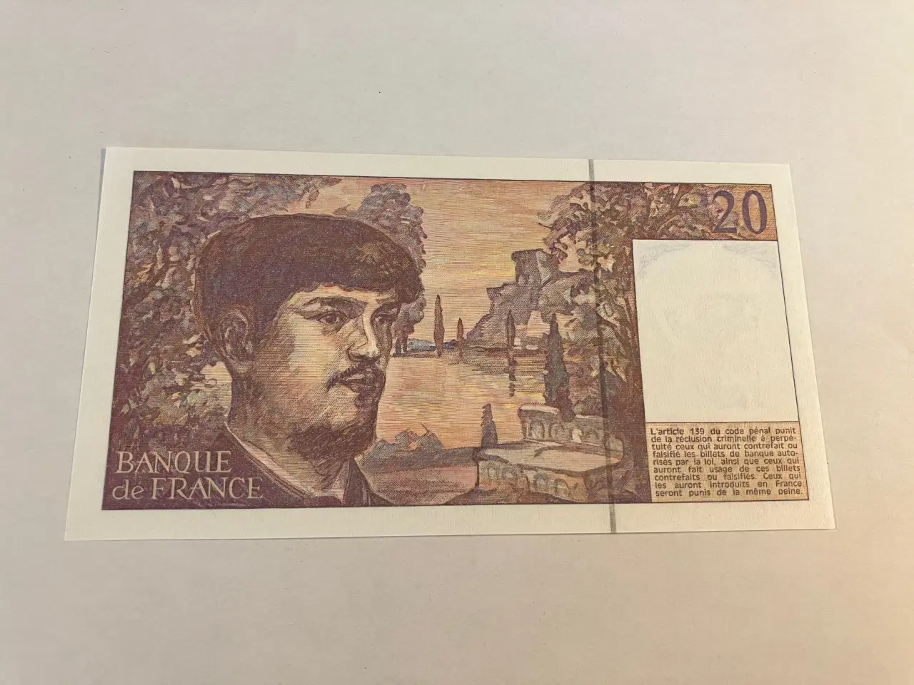 Billede 2 - 20 Francs France 1993