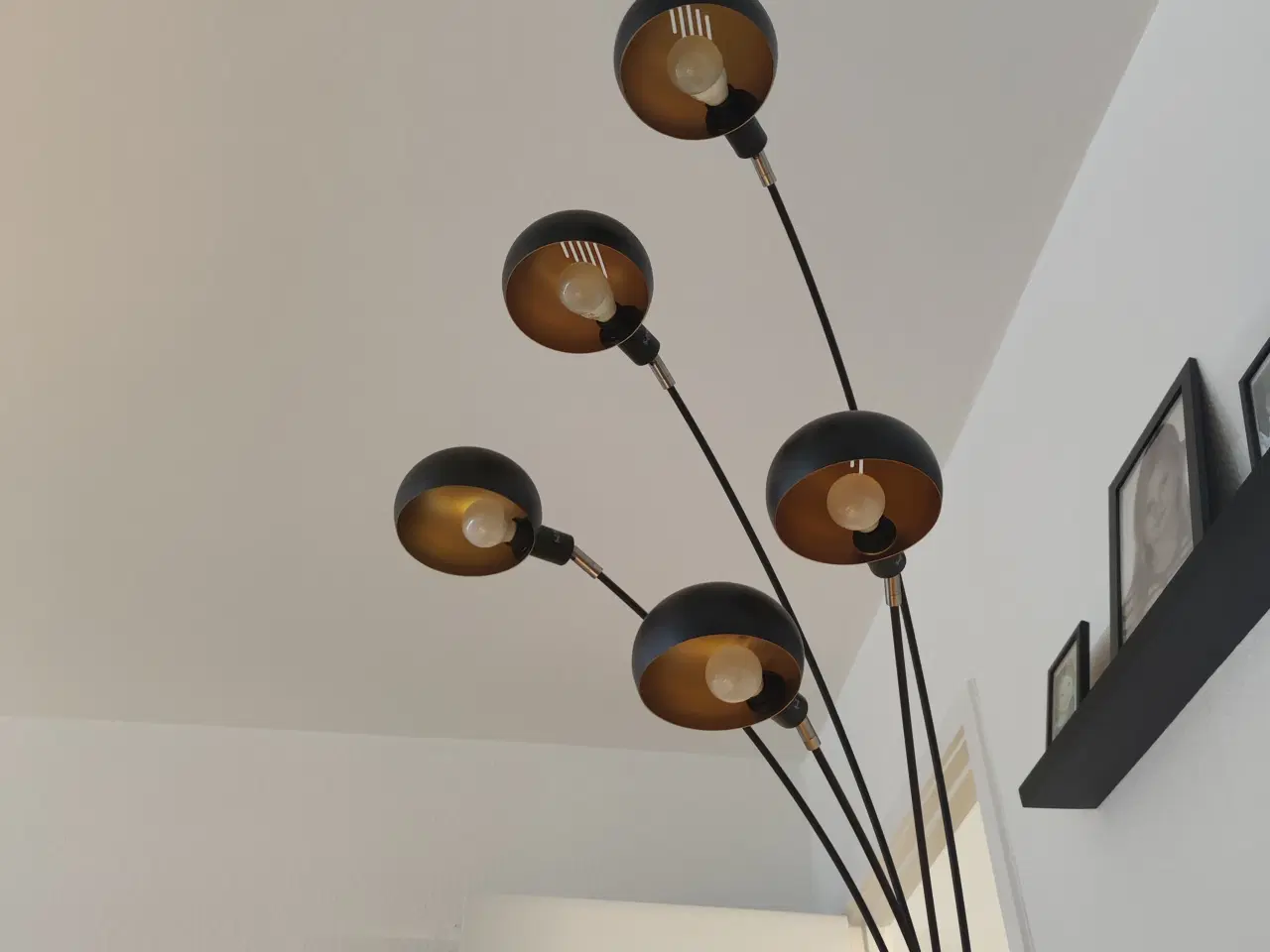 Billede 1 - Design gulvlampe med 5 arme
