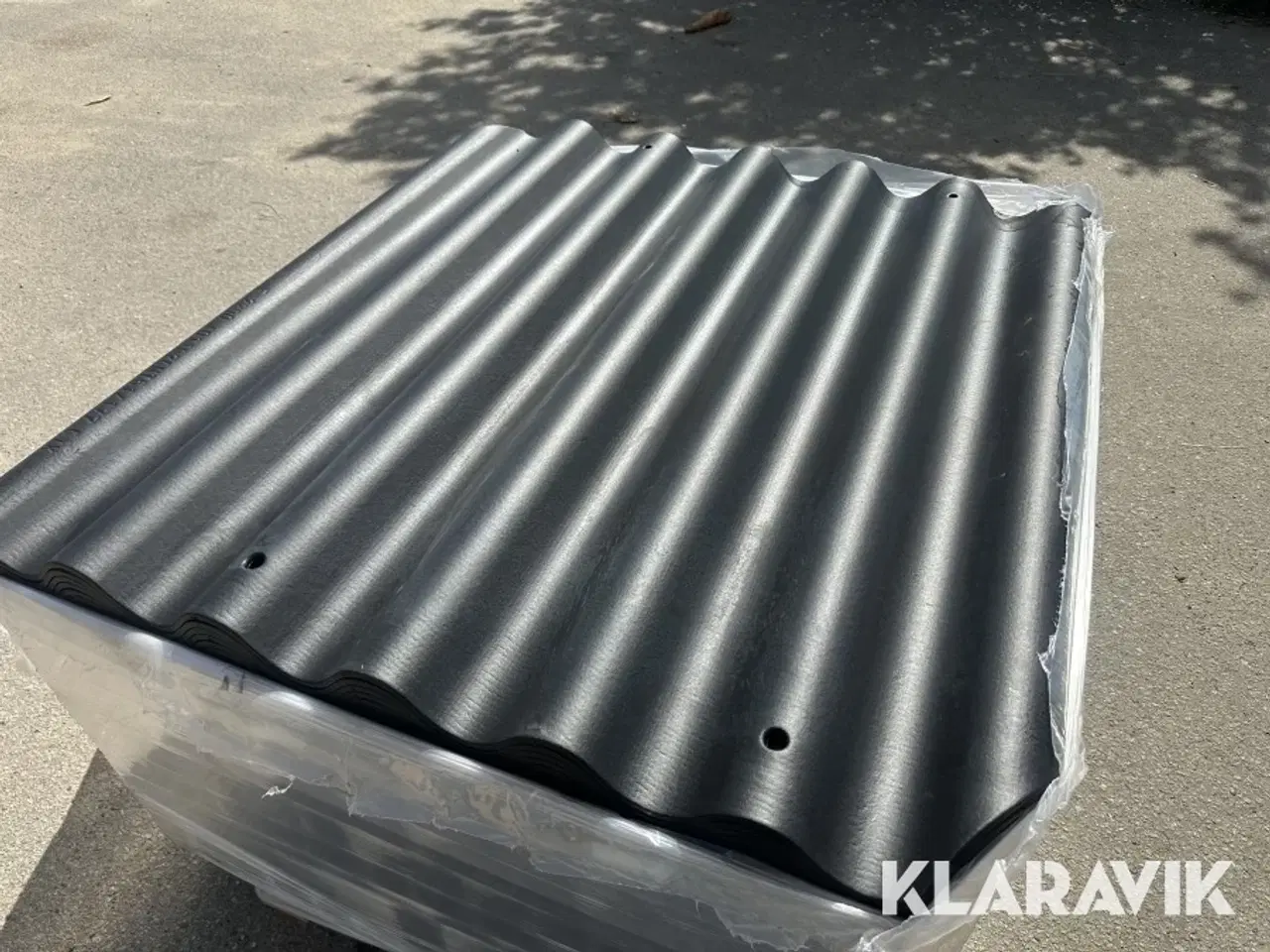 Billede 5 - Bølgeplader Euronit 700T HJ/HU sort – 225 styk