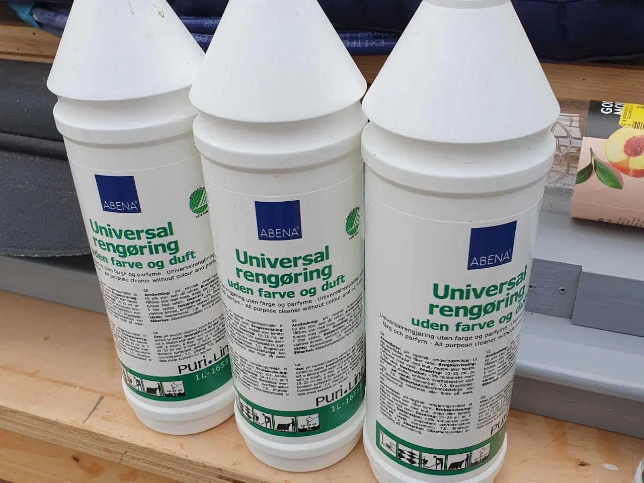 Billede 1 - 3 flasker Abena Universal rengøring 