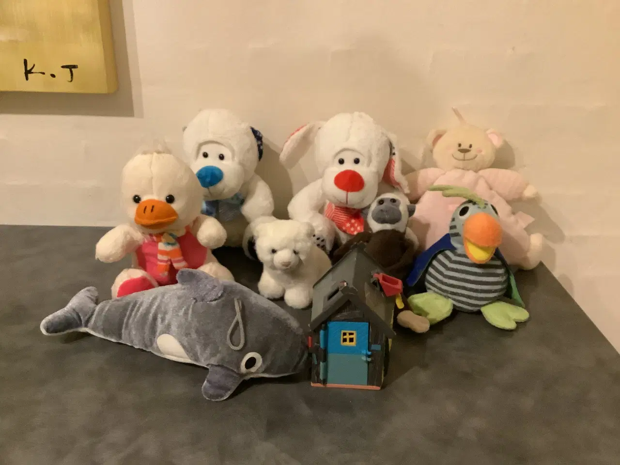 Billede 3 - 7 Bamser og Andrea og hus fra bamsesbilledbog 