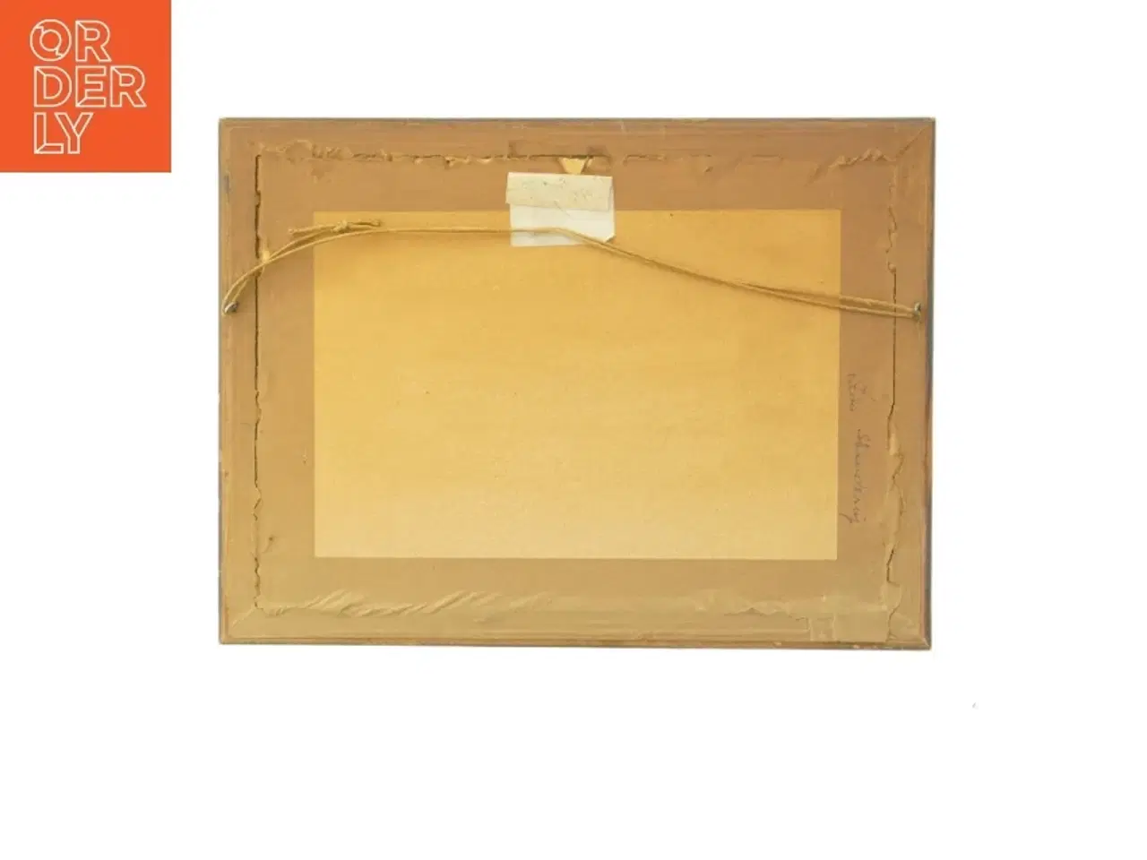 Billede 2 - Indrammet historisk tryk af Kolding Slot (str. 35x26 cm)
