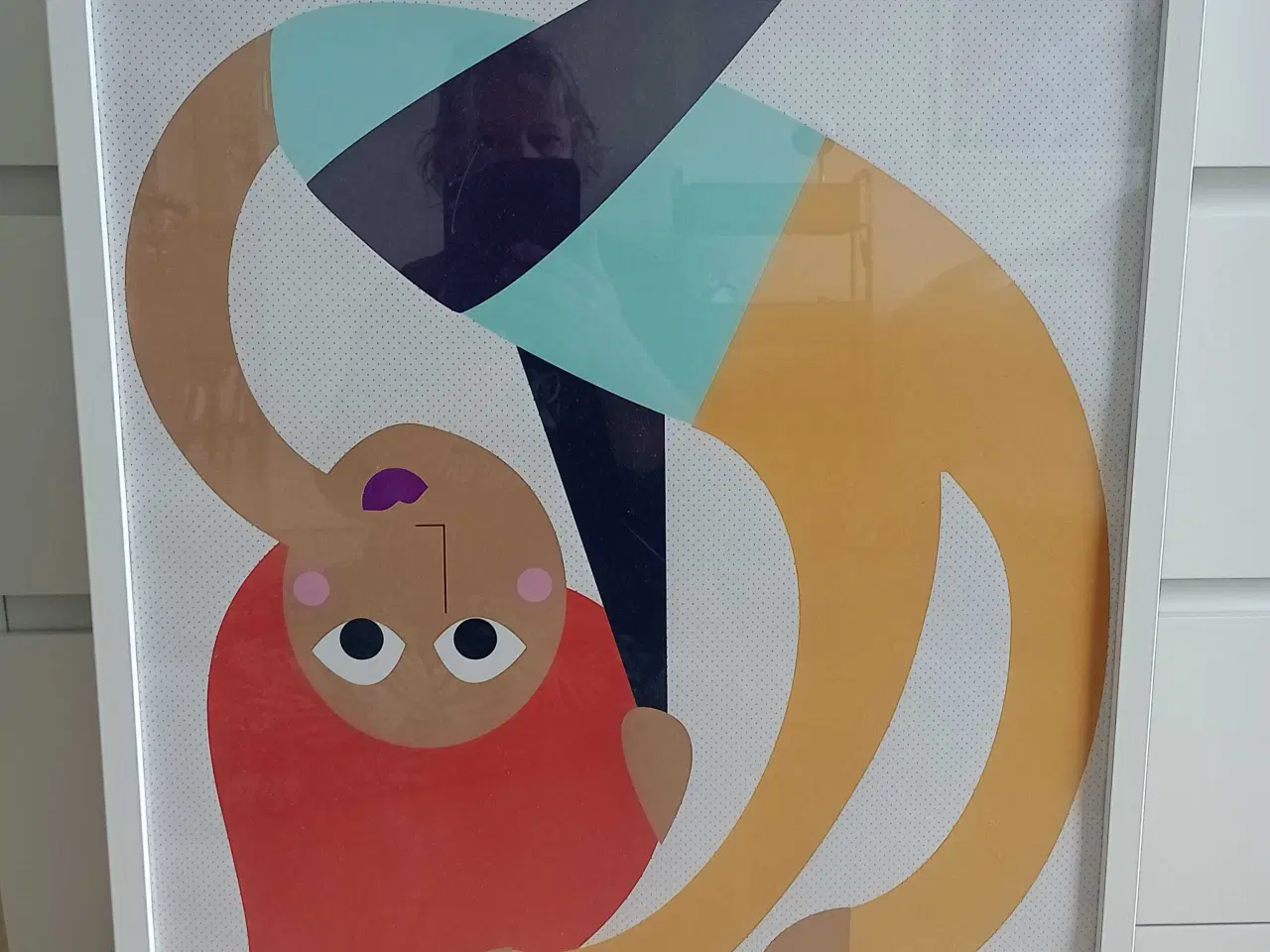 Billede 1 - Anne Malling plakat i ramme. 