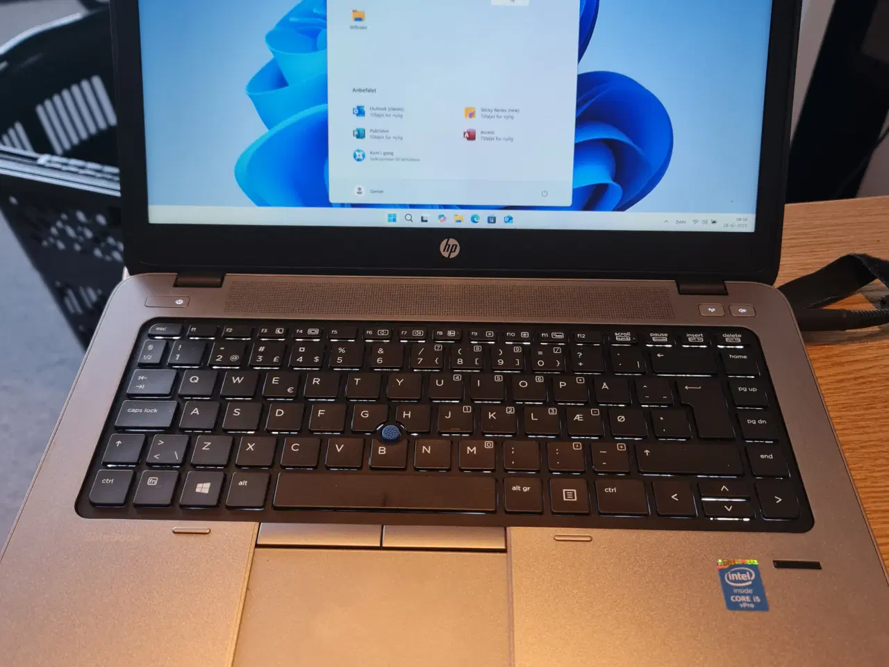 Billede 1 - Hp elitebook 840. i5 med 16 gb Ram og 256 ssddisk