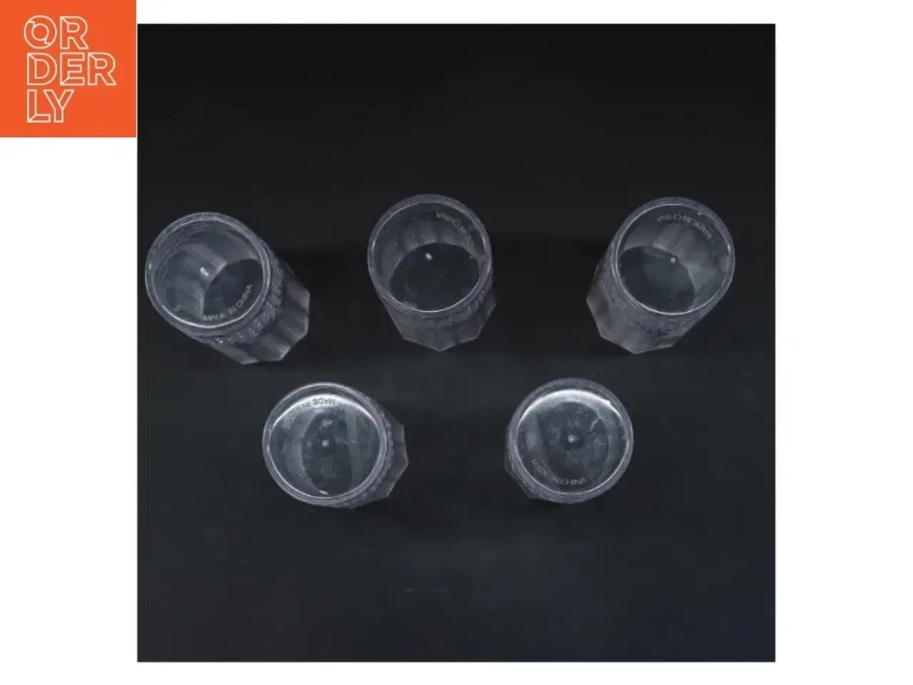 Billede 2 - Sæt af 5 drikkeglas (str. 5 styk. ø. 6,5. cm. længde. 15,5 cm)