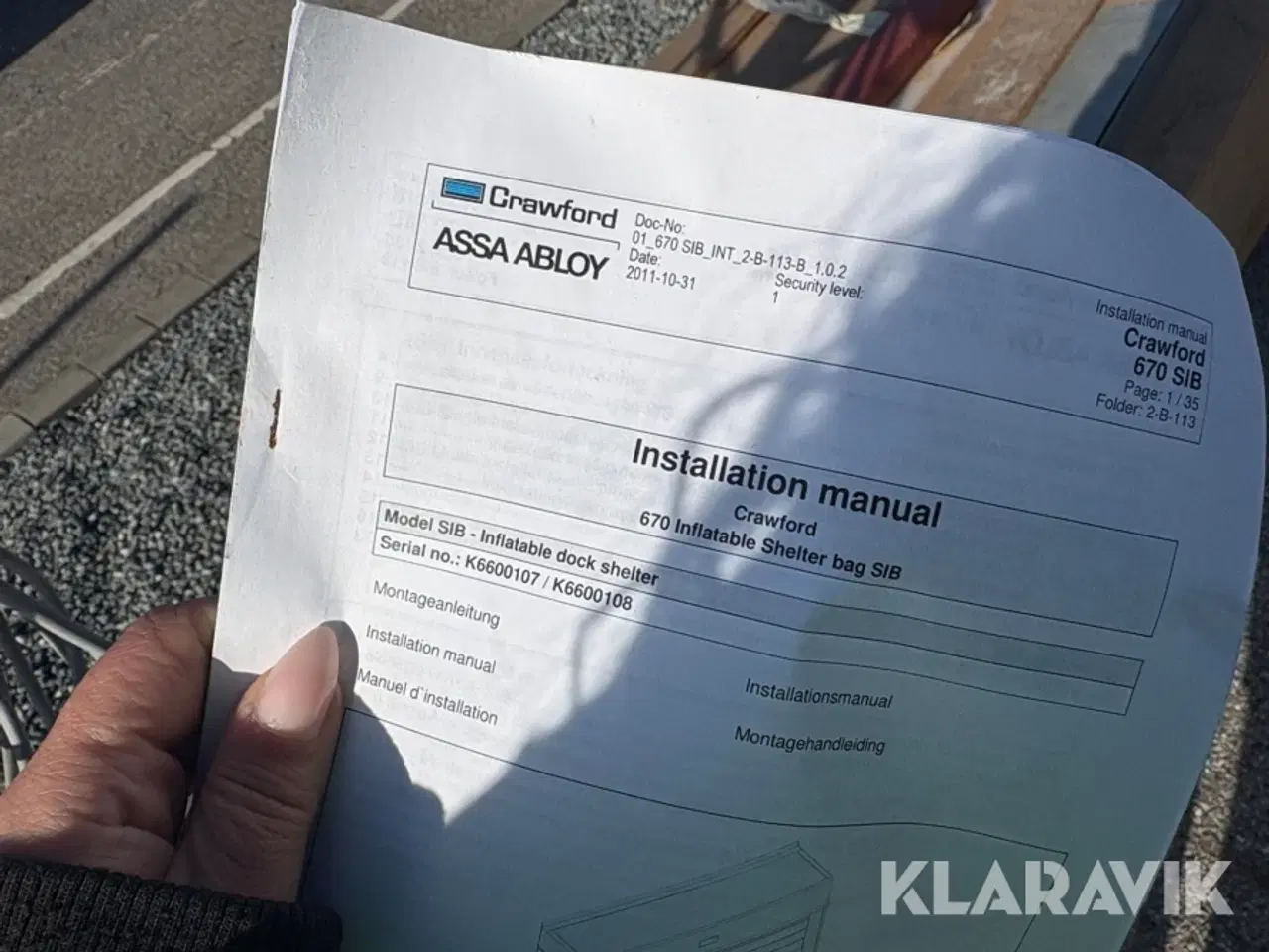 Billede 10 - Læsserampetætning Crawford SIB oppustelig dock shelter