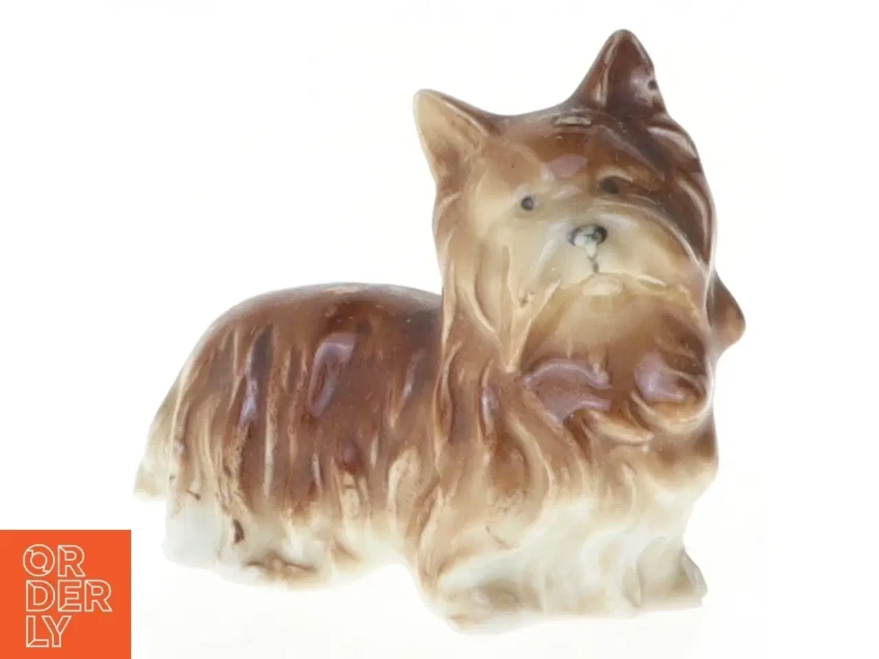 Billede 1 - Keramik Yorkshire Terrier hundefigur (str. 6 cm)