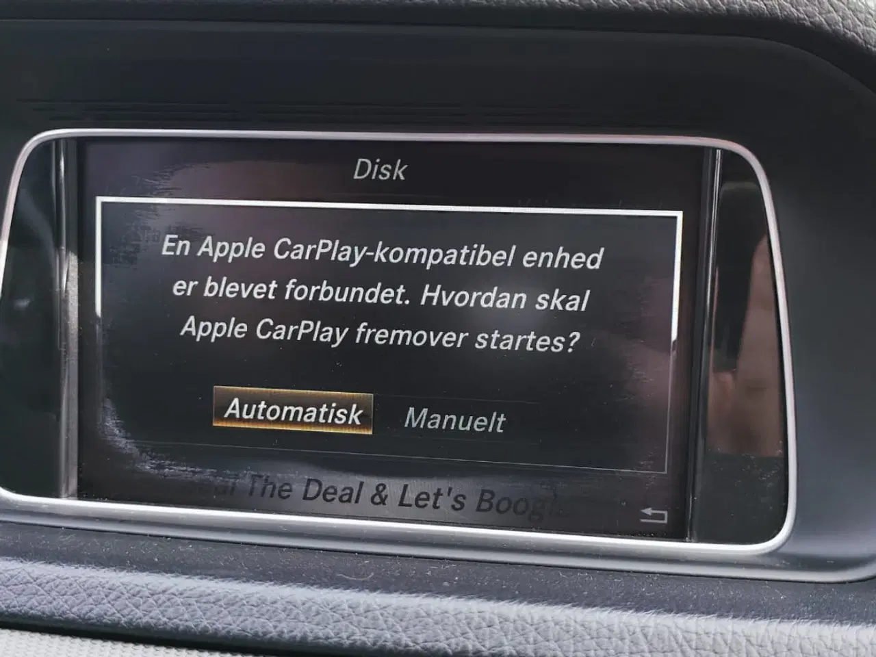 Billede 4 - Mercedes aktivering af Carplay / Android Auto