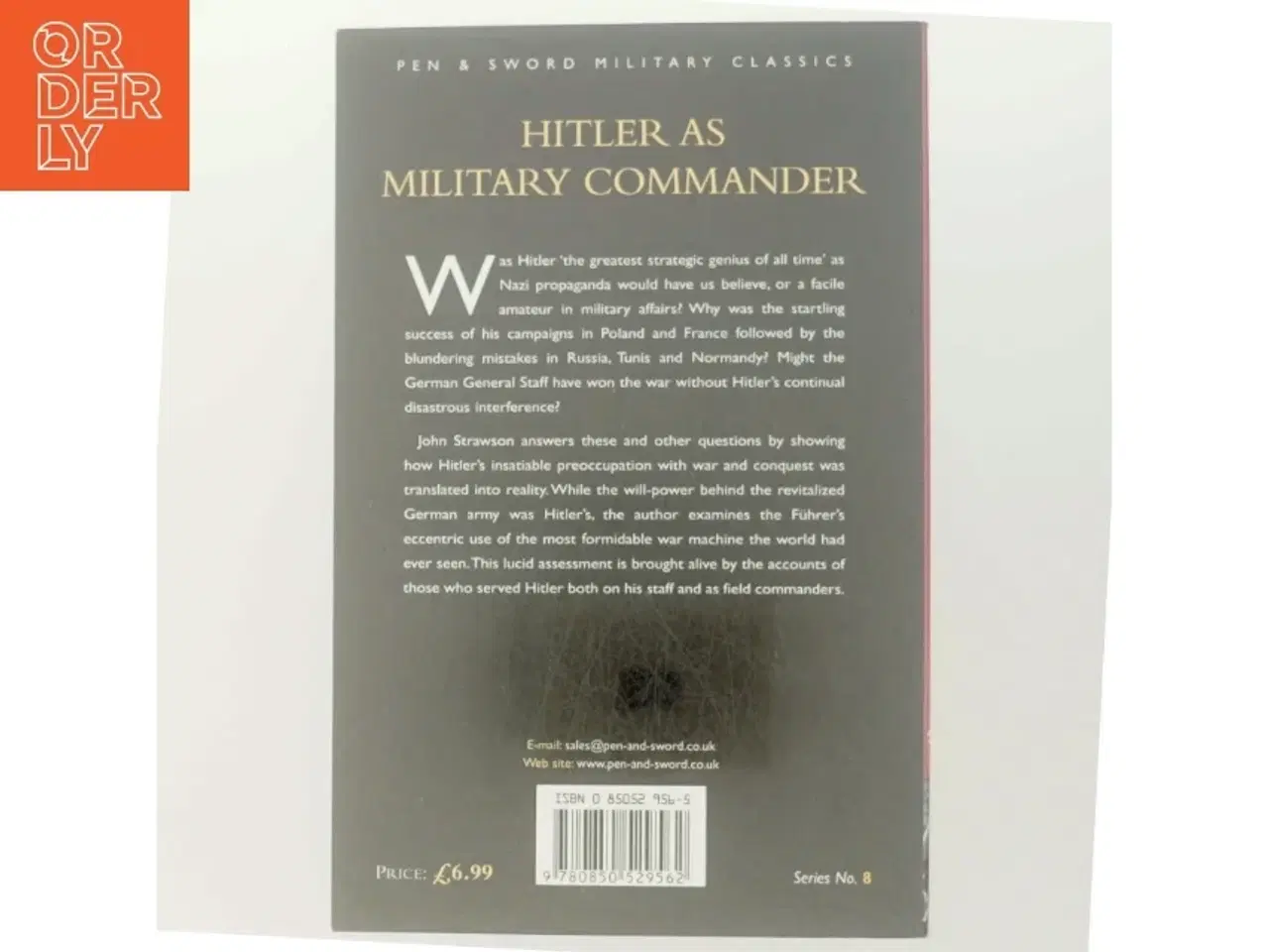 Billede 3 - Hitler as Military Commander af John Strawson (Bog)