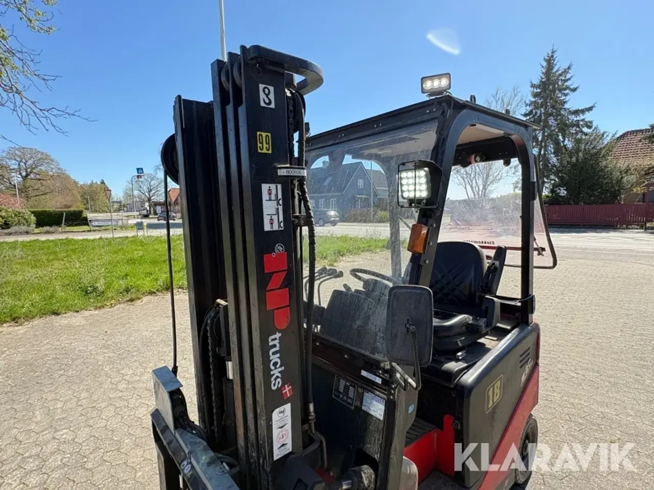 Billede 10 - Elektrisk truck Hangcha CPD18J-C1 med udskydergaffel