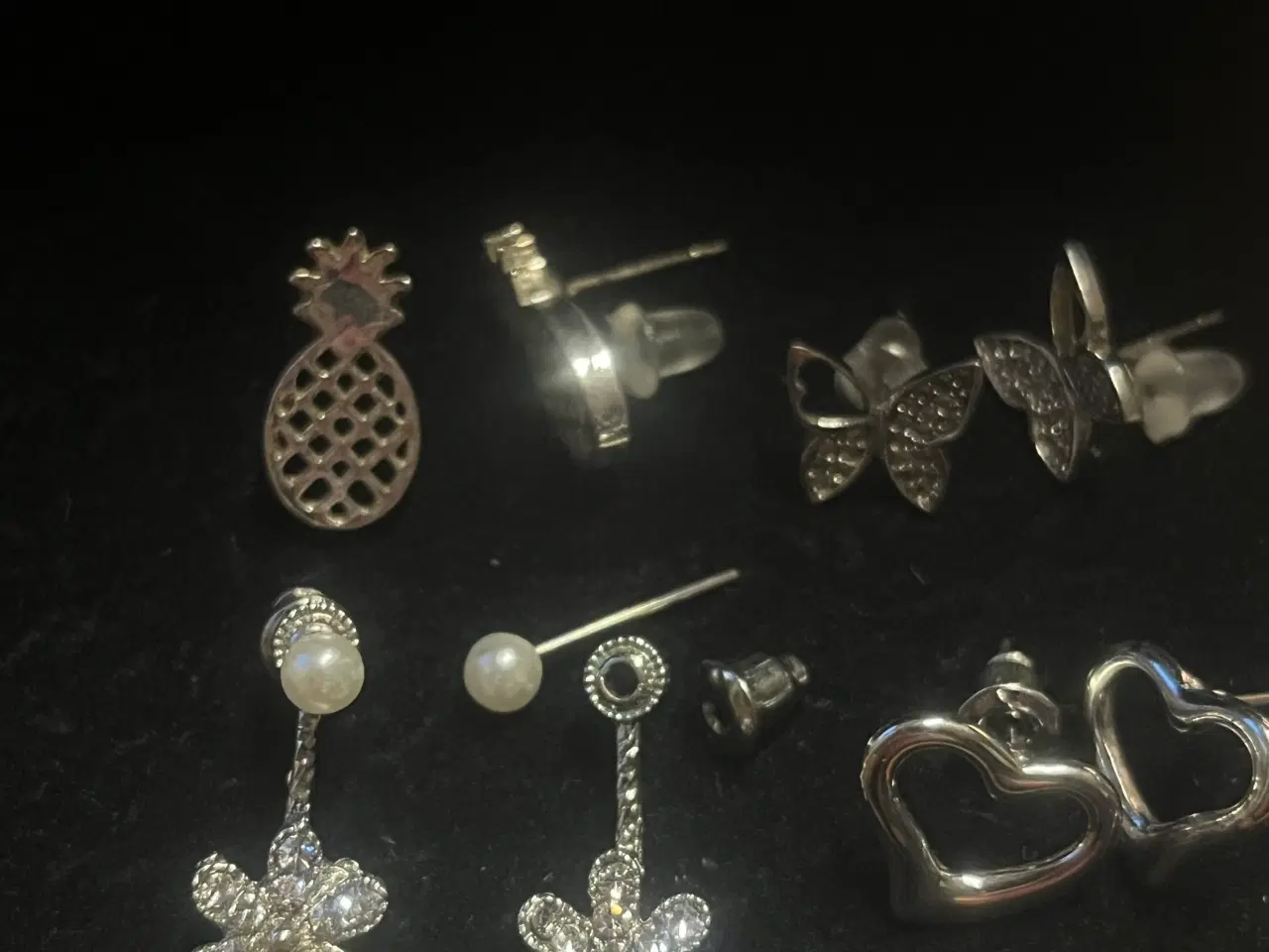 Billede 2 - 925 sterling sølv øreringe med forskellige designs