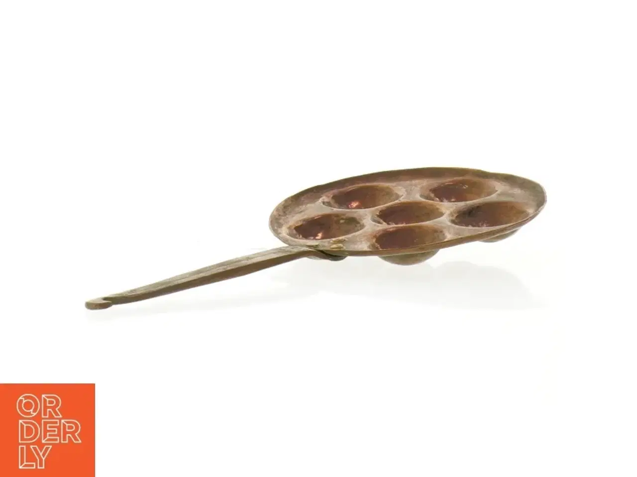 Billede 3 - Gammel kobber æbleskivepande (str. Ø 11 cm)
