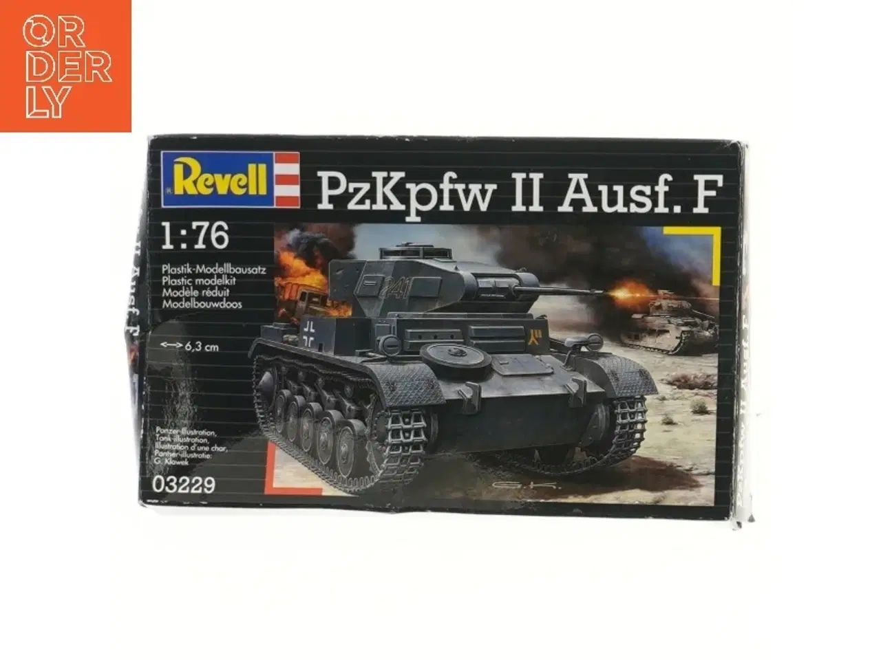 Billede 1 - Revell PzKpfw II Ausf. F model kit fra Revell (str. 6,3 cm)