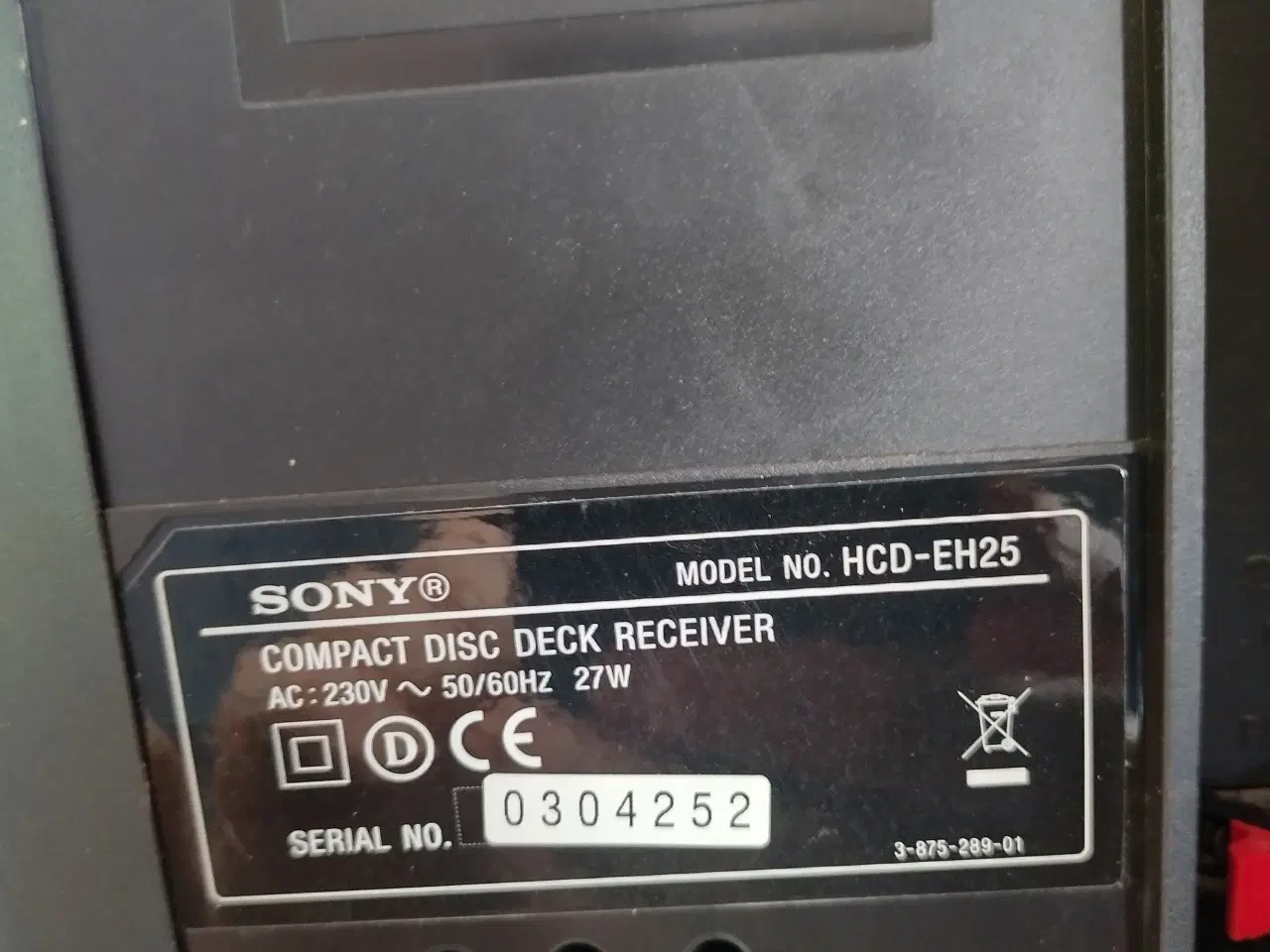 Billede 3 - Sony mini anlæg