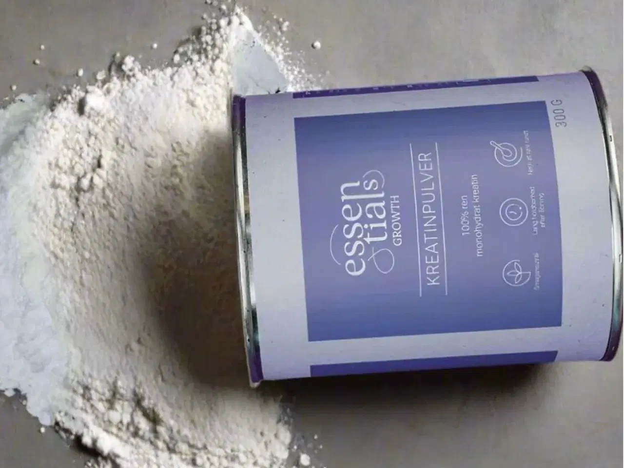 Billede 4 - 3x Essentials Growth kreatinpulver 300 g