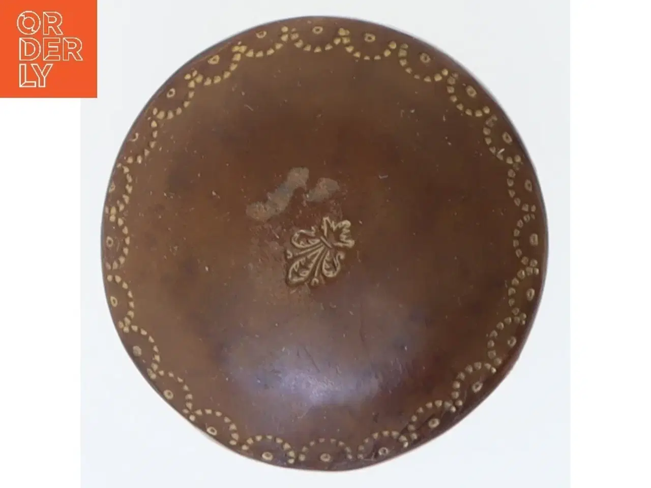 Billede 3 - Antik læderæske (str. 4,5 cm)