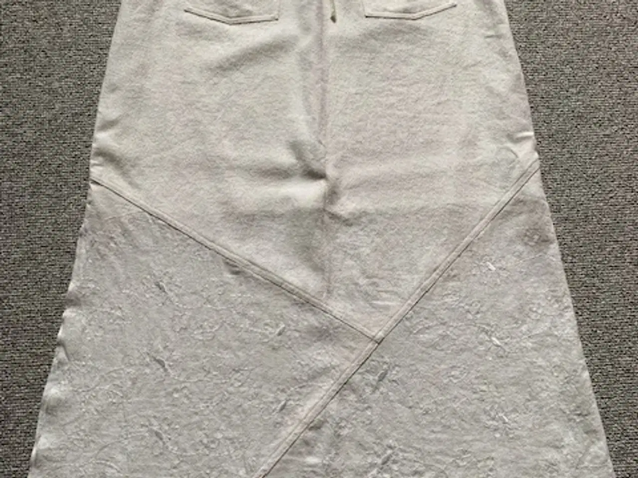 Billede 2 - Nederdel og top, hør / bomuld, str. 40/42 - NY