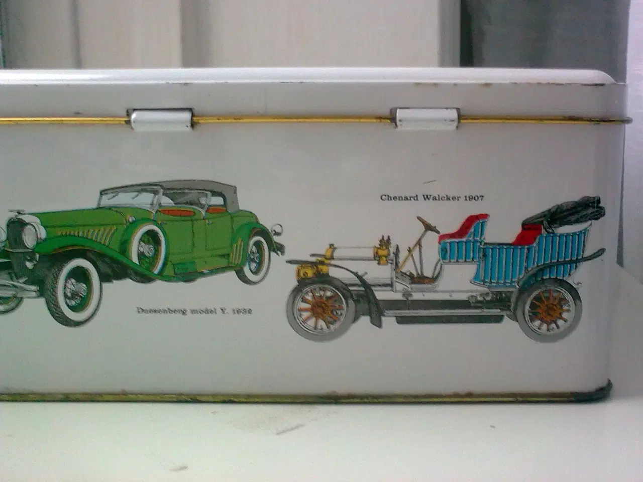 Billede 2 - Irma metal æske veteranbiler STOR dåse & coaster