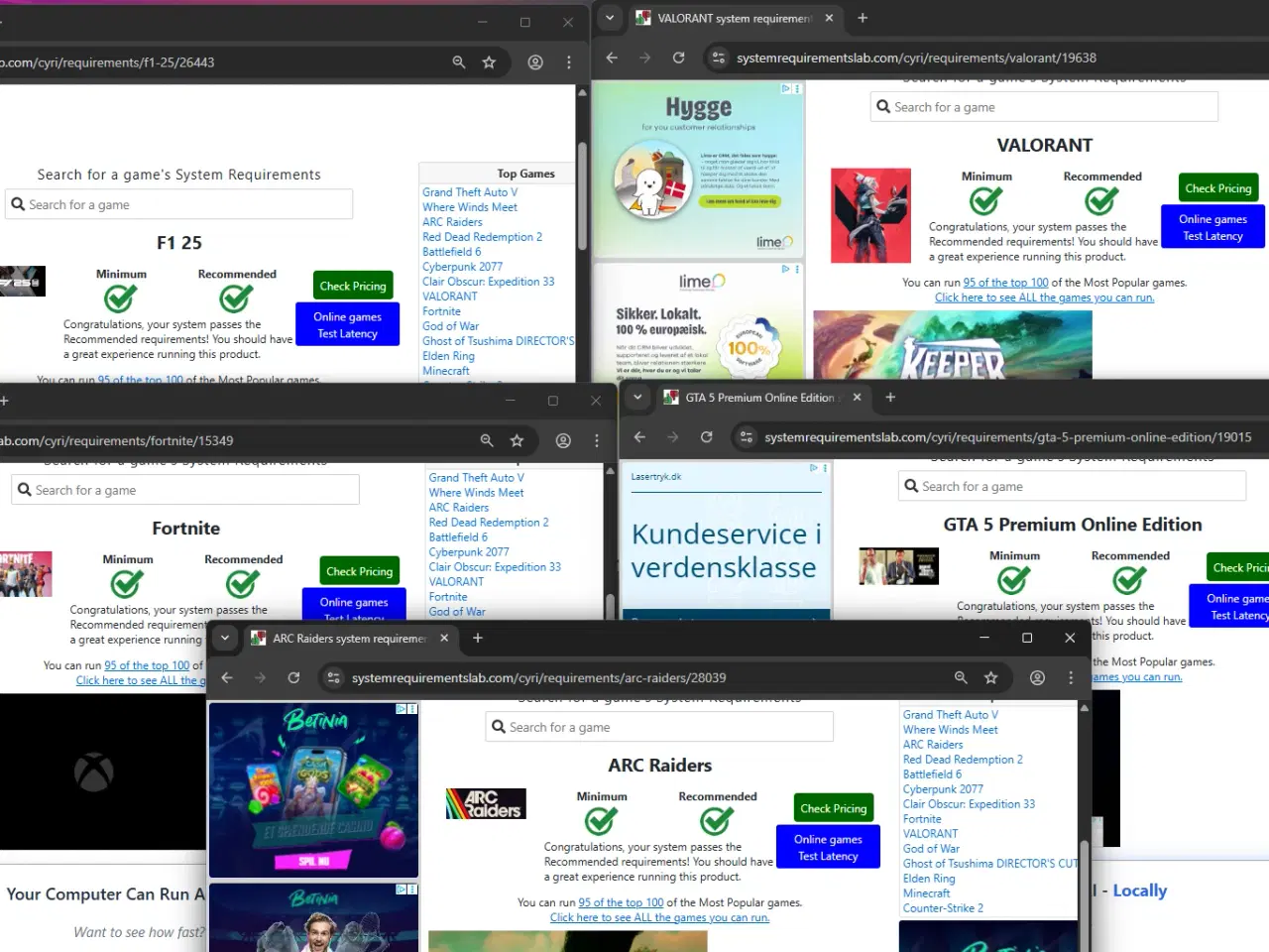 Billede 8 - Stærk Gamer PC, i5-12400F, RTX 3060 8GB, 1000 SSD