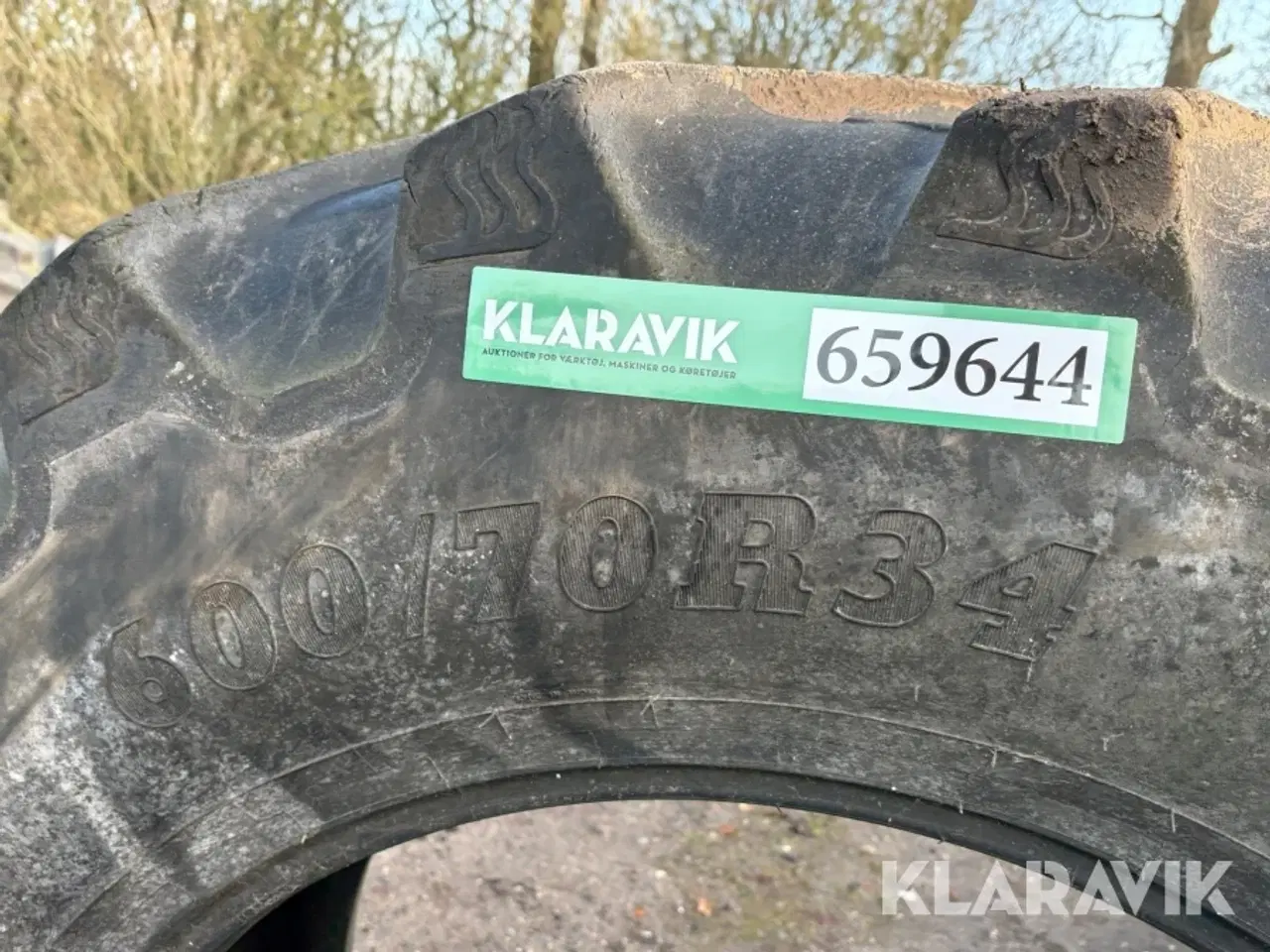 Billede 3 - Landbrugsdæk BKT 600/70R34 1 styk