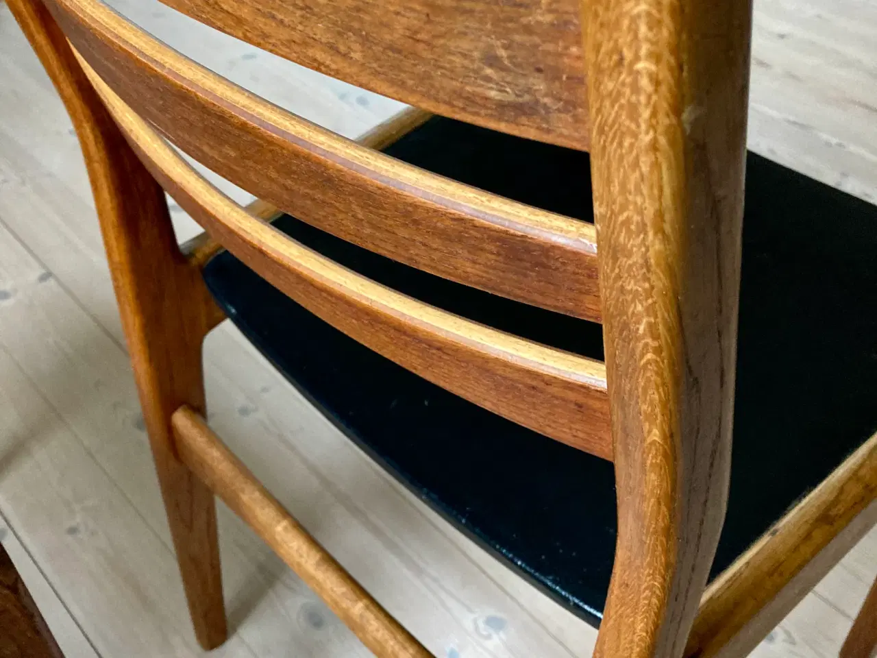 Billede 9 - 6 (7) teak / eg stole 60’erne Slagelse Møbelværk m