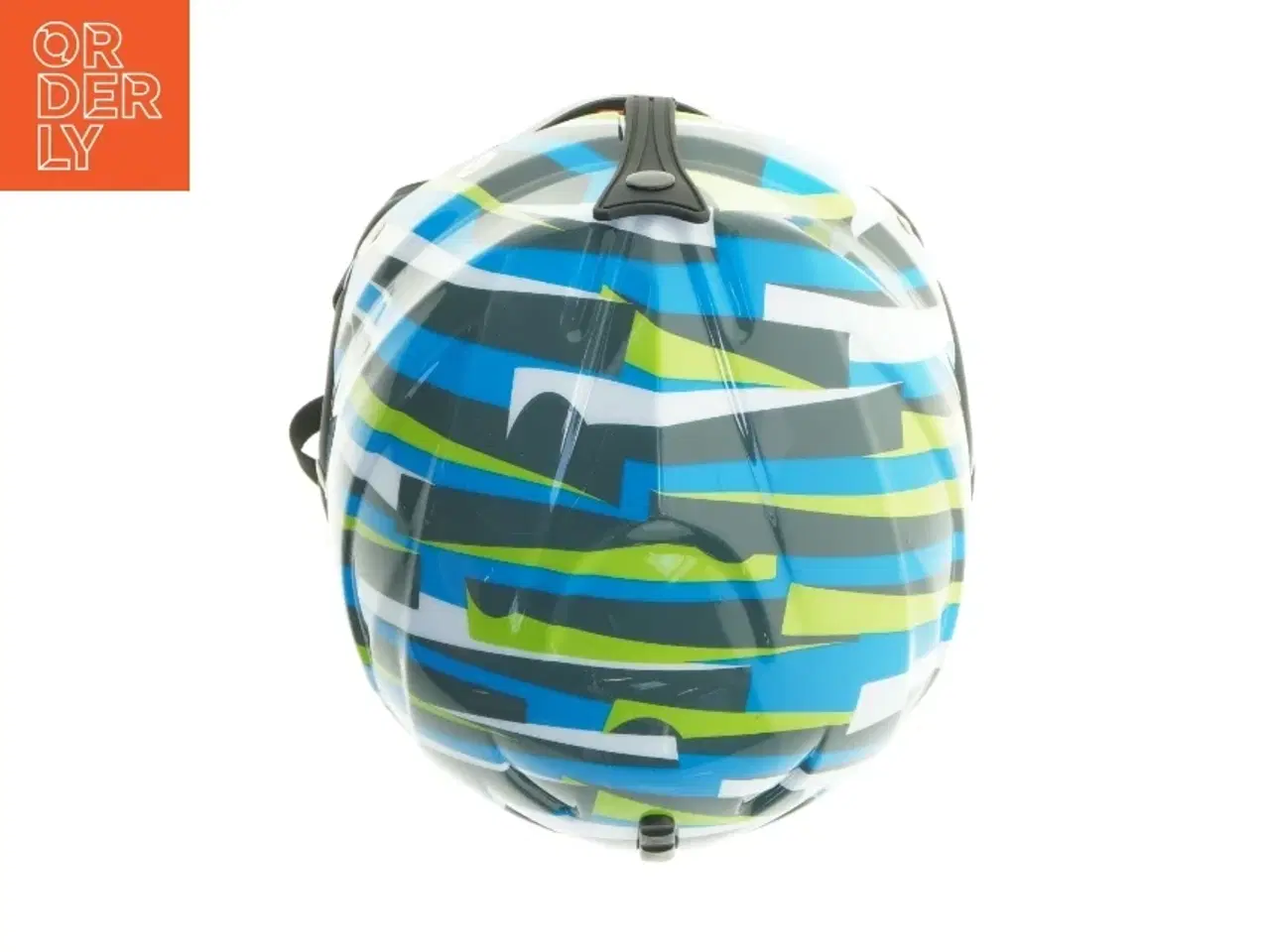 Billede 5 - Børnehjelm i farverige striber fra Color Kids (str. 54)