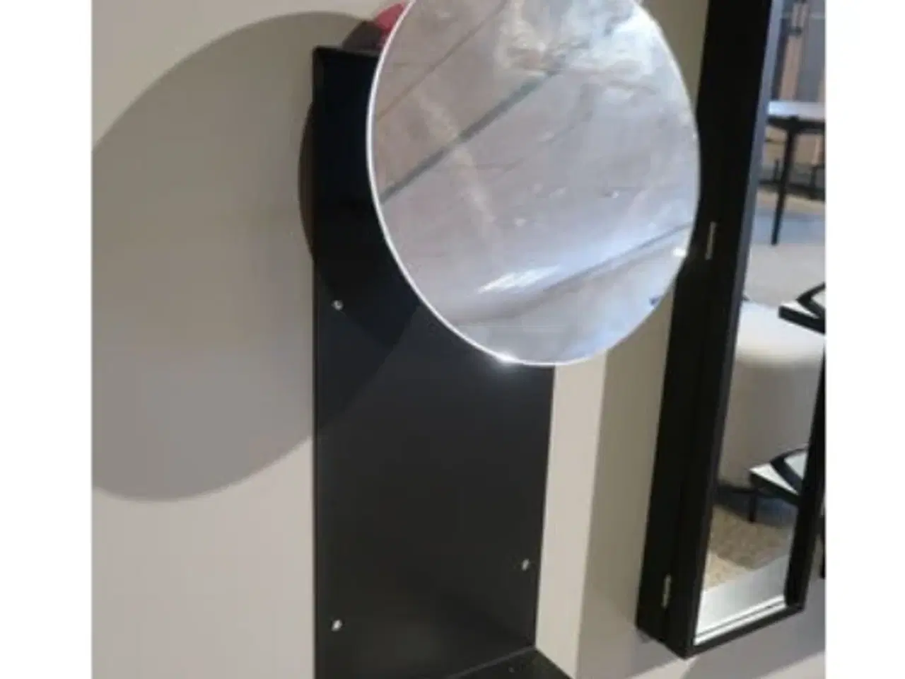 Billede 1 - Spejl i sort pulveriseret jern
