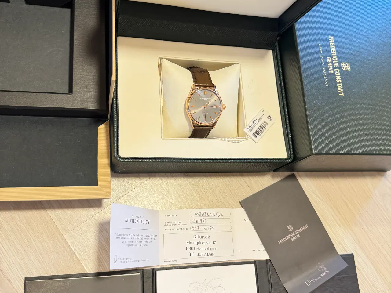 Billede 12 - Sælger Frederique Constant ur  Ref. FC-303LGR5B4  
