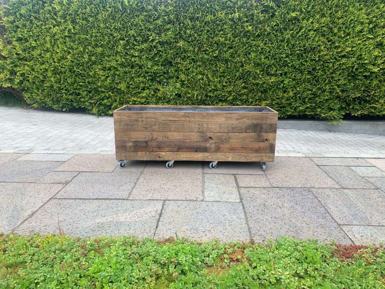 Billede 3 - Plantekasser af genbrugstræ