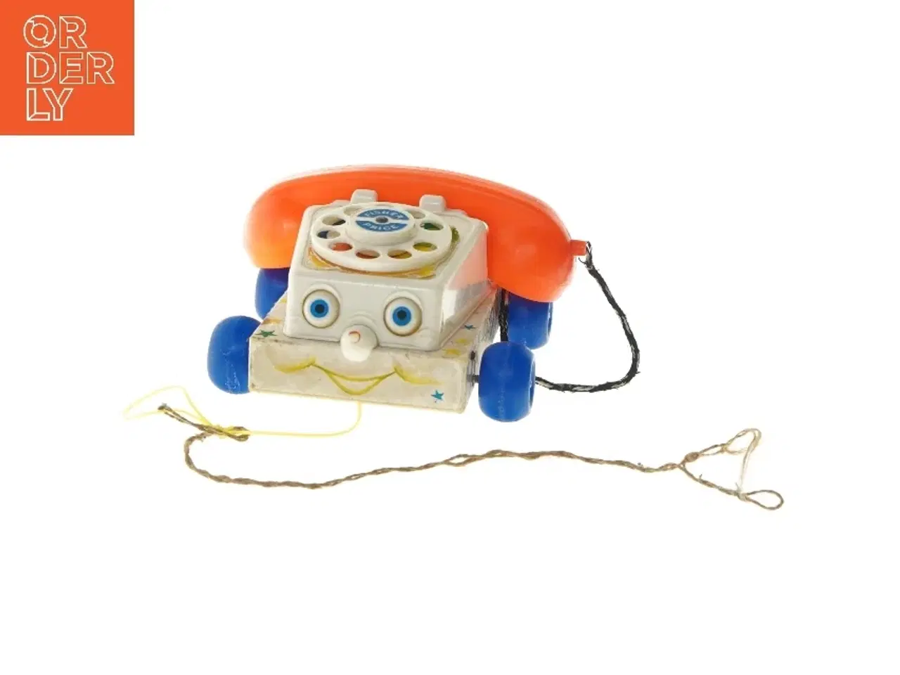 Billede 1 - Vintage legetøjstelefon med snor fra Fisher-Price (str. 10x19x17 cm)