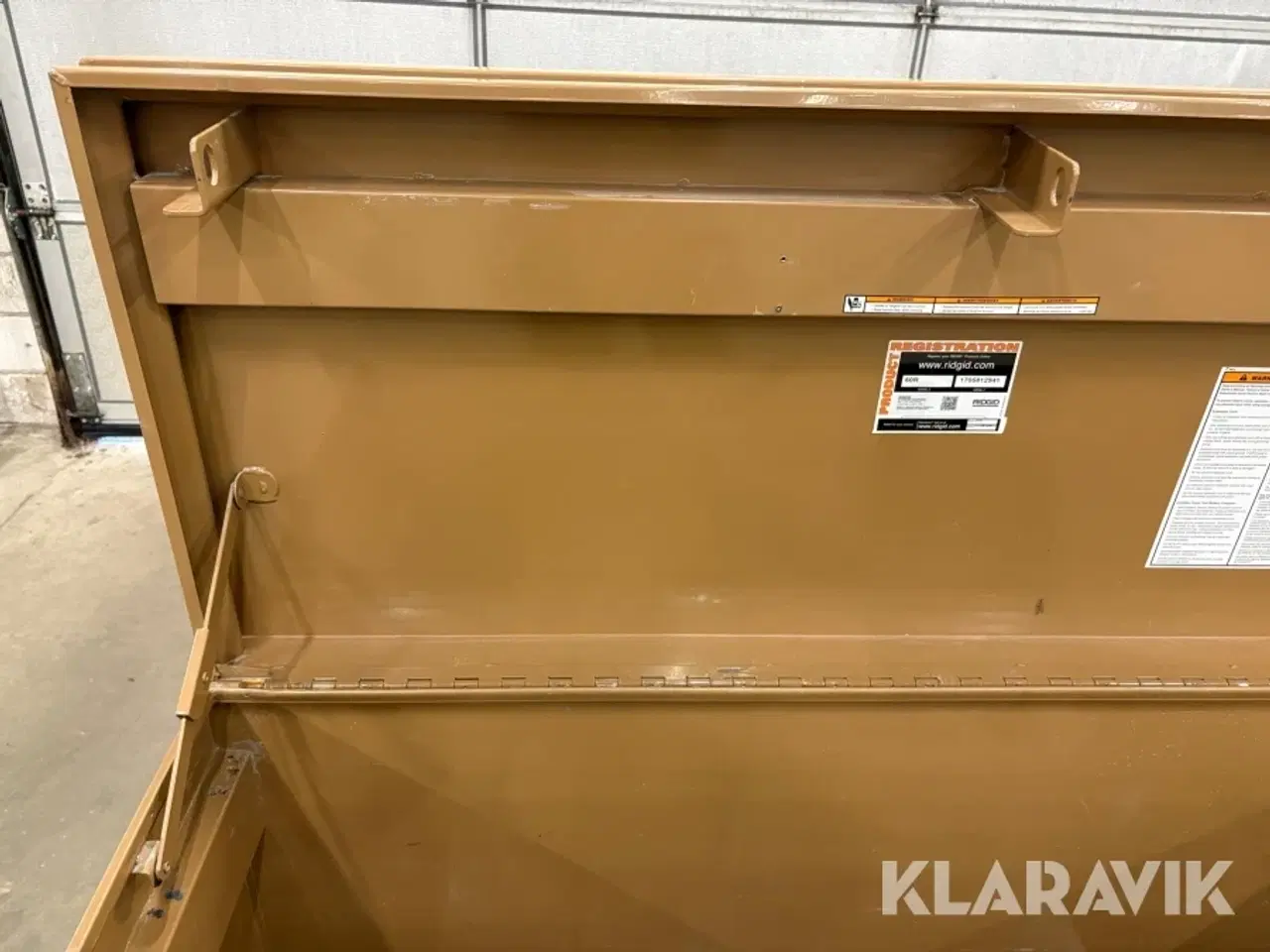 Billede 12 - Opbevaring/værktøjs kasse Rigid 60R med lås og nøgle
