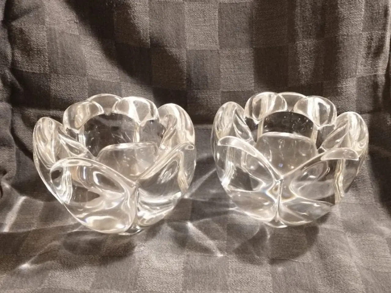 Billede 2 - Holmegaard Lotus Lysestager.  Designer : Torben Jø