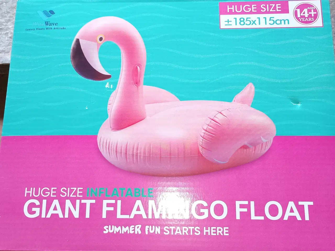 Billede 3 - Kæmpe flamingo badedyr.