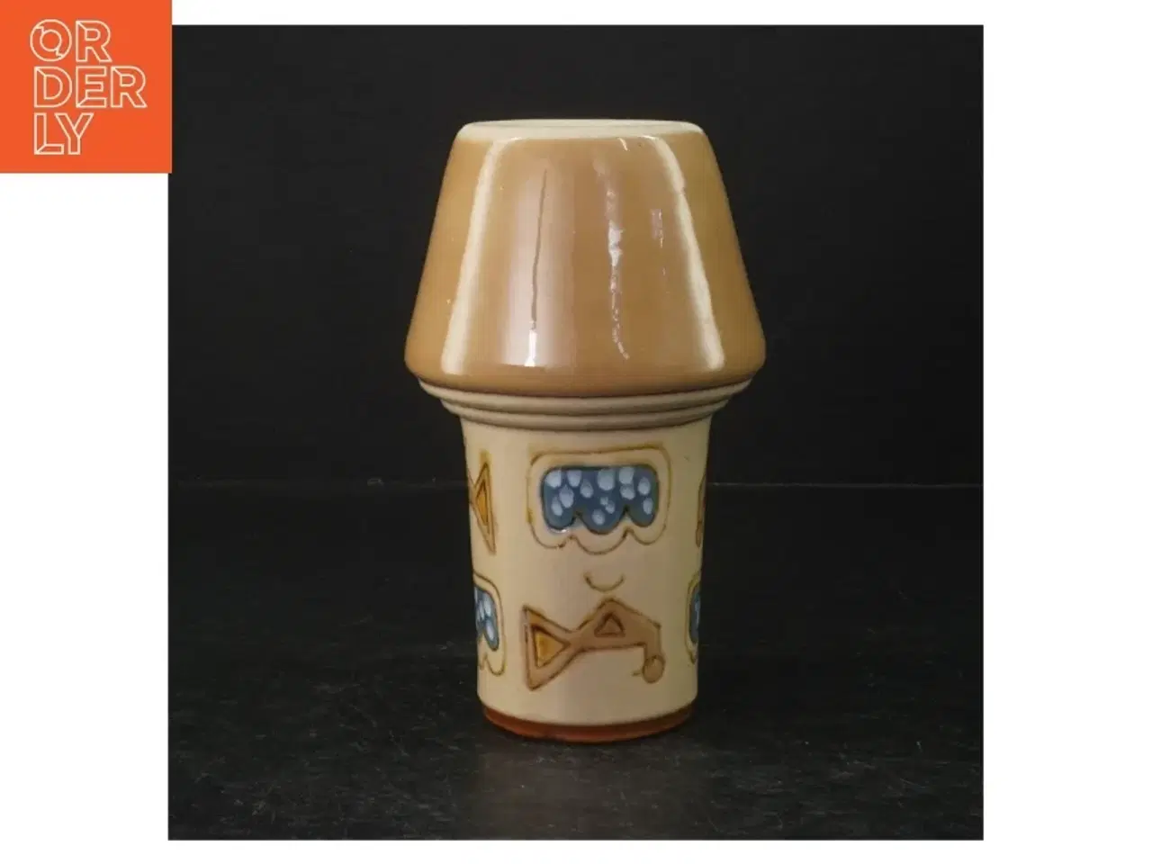 Billede 3 - Keramik vase (str. Ø 7 cm. længde, 18 cm)