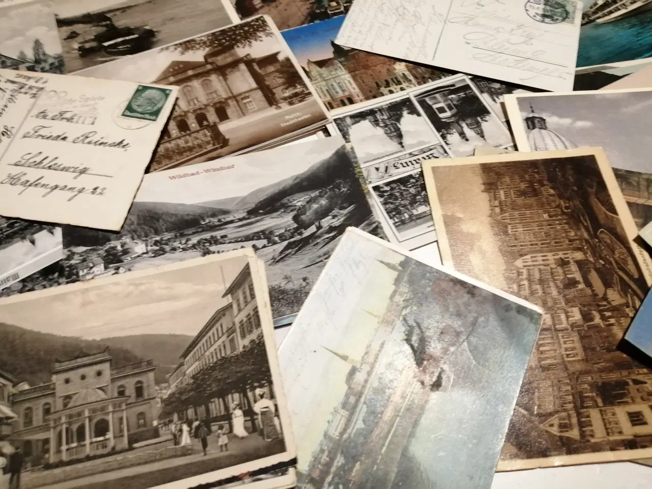 Billede 1 - Udenlandske postkort i fin stand